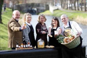 Pictured are Artie Clifford, Chairperson of the Irish Food Awards, Una Fitzgibbon, Bord Bia, Sharon and Gordon Greene, The Wild Irish Foragers and Preservers and Ruth Ormiston from Cornude Popcorn